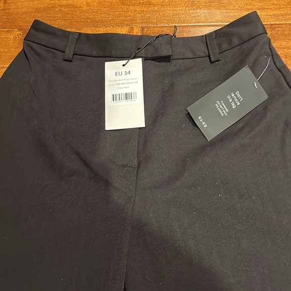 Claire Rose Black Straight Suit Pants NWT - Picture 7 of 13